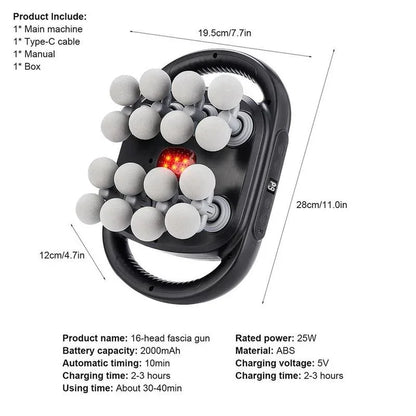 Kreyon Relief Pro™ - Smart 16-Head Body Massager